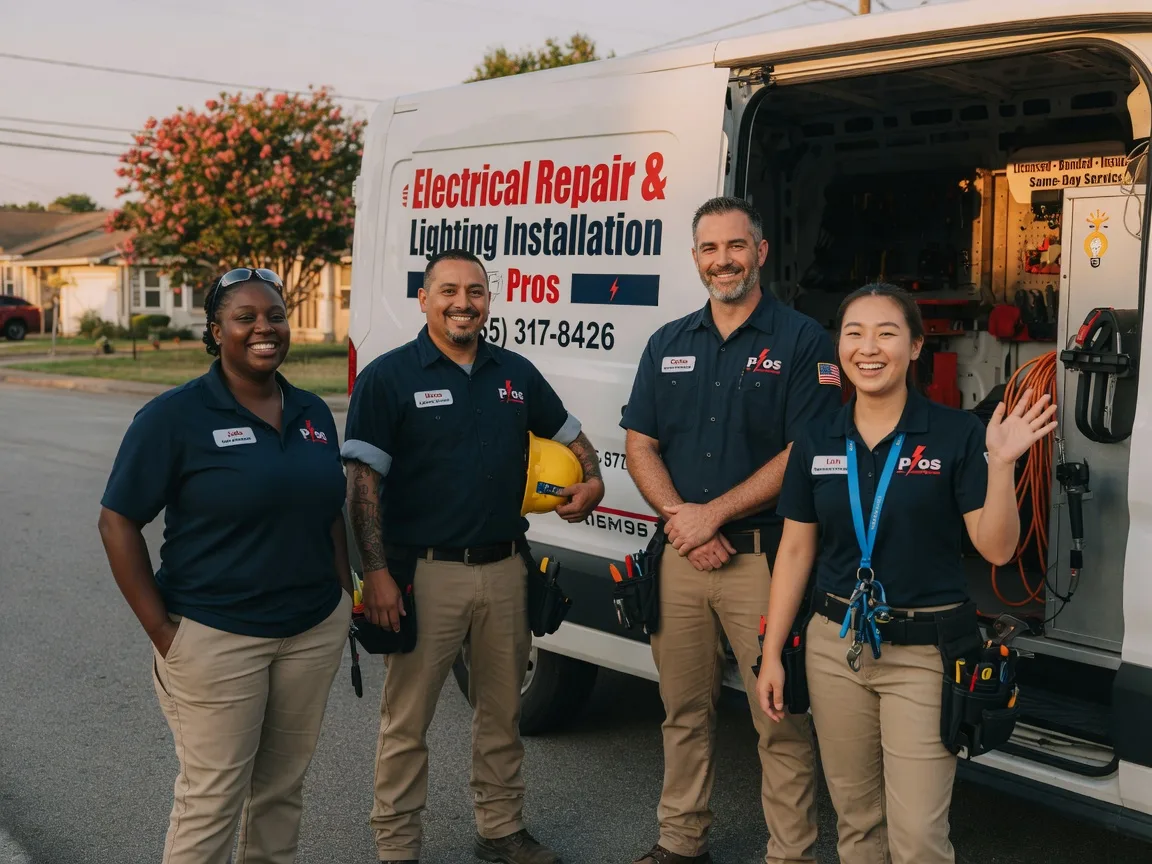 Licensed Electrician company in Sublime, TX
